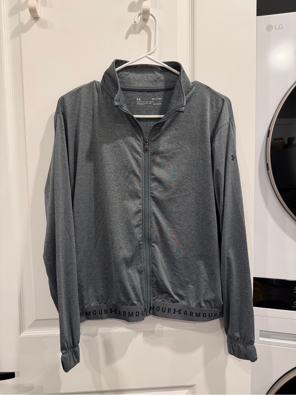 Under Armour Gray Full-Zip Lightweight Sweater